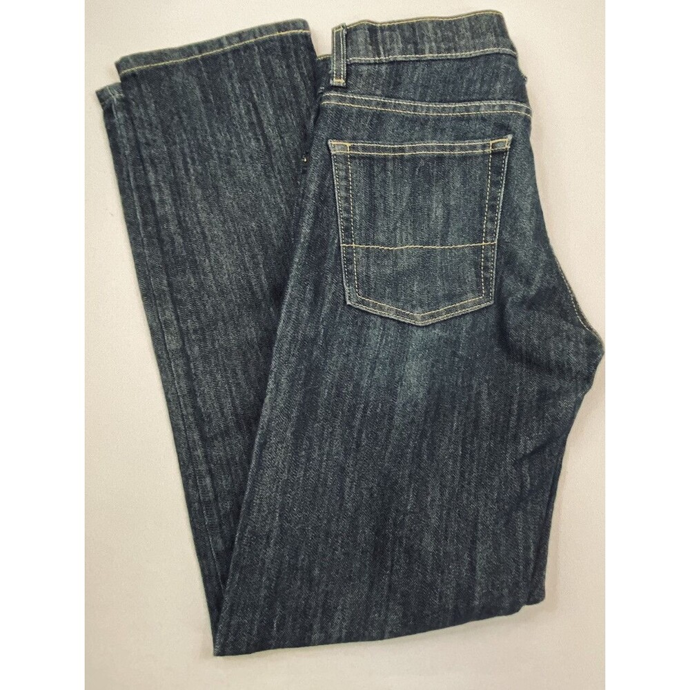 Levis Signature Youth Boys Dark Wash 5 Pocket Blue Denim Skinny Jeans Size 18